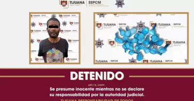 Detienen a hombre con 26 envoltorios de presunto cristal en Ojo de Agua