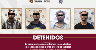 Capturan a cuatro personas con �rdenes de aprehensi�n durante operativos en Tiju