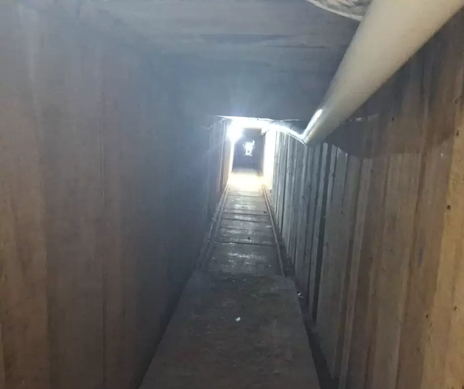 Localizan t�nel hacia la frontera durante cateo en Tijuana
