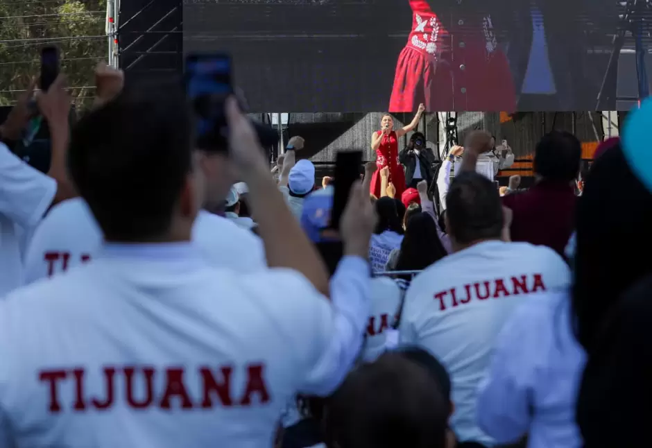 Refrendan bajacalifornianos ruta de prosperidad con Marina del Pilar durante segundo informe de la presidenta Claudia Sheinbaum