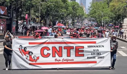 Paro nacional de la CNTE