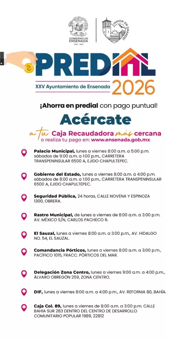 Descuentos predial