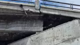 Trabajos de rehabilitaci�n en puente El Chaparral