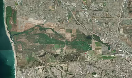 Mapa del R�o de Tijuana