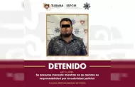 Asegura Polic�a Municipal de Tijuana a sujeto por robo de celular y amenazas contra un ciudadano