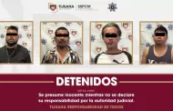 Detiene Polic�a Municipal a cuatro personas tras reporte de allanamiento de morada, da�os y lesiones en la colonia S�nchez Taboada