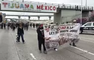 VIDEO.- CNTE llev� protesta a la frontera y cerraron acceso a M�xico por El Chaparral