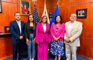 Fortalece Claudia Agat�n v�nculos binacionales con liderazgos hispanos del sur de California