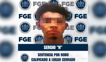 Sentencia condenatoria por robo calificado a lugar cerrado