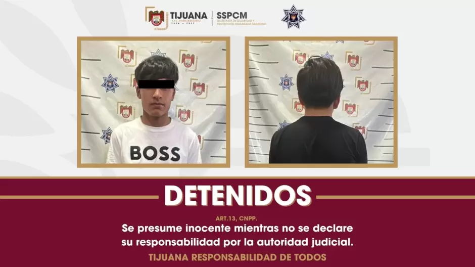 Sospechosos por robo con violencia a comercio en Tijuana