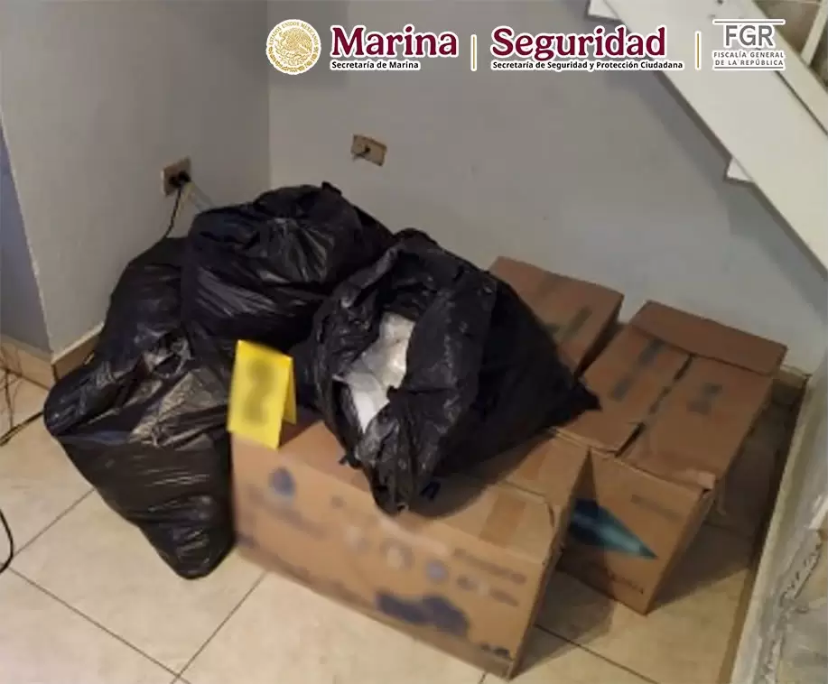 Aseguran 150 kilos de metanfetamina en operativo federal en Baja California