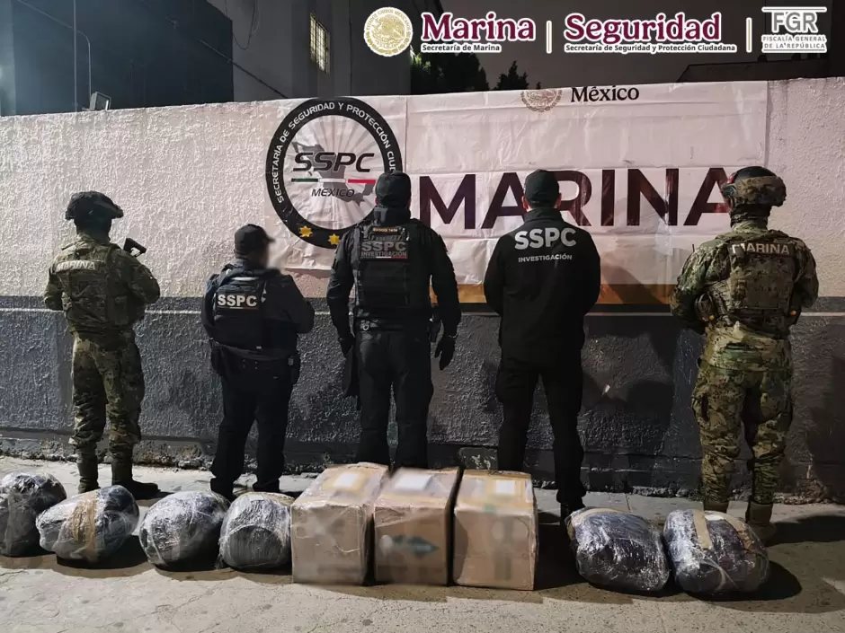 Aseguran 150 kilos de metanfetamina en operativo federal en Baja California