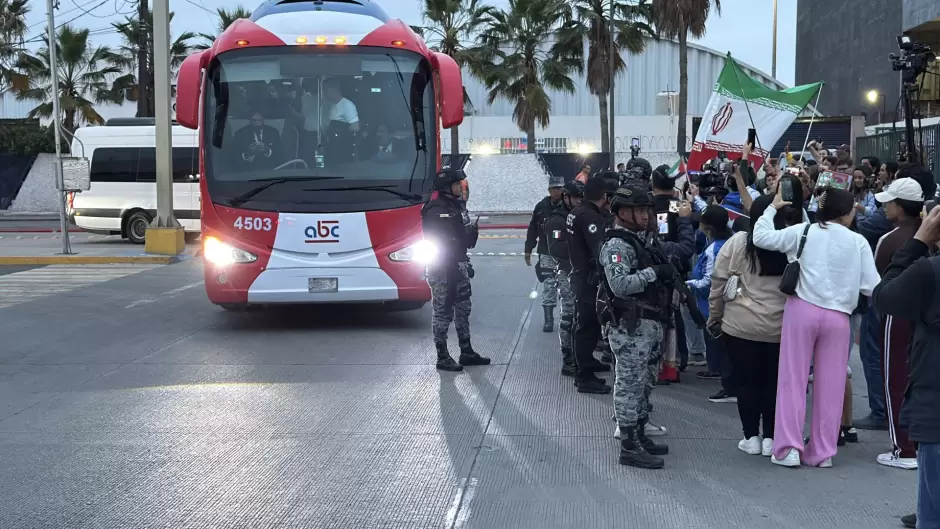 Selección de futbol de Irán ya está en Tijuana para afrontar el Mundial 2026