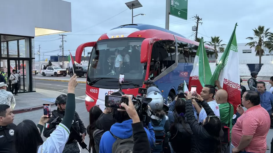 Selección de futbol de Irán ya está en Tijuana para afrontar el Mundial 2026