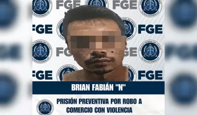 Obtiene FGE prisi�n preventiva para acusado de robo violento a comercio