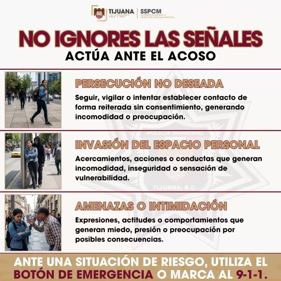 Señales de acoso