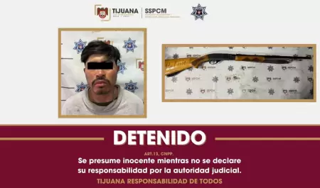 Detenido con arma larga en la zona Este de Tijuana