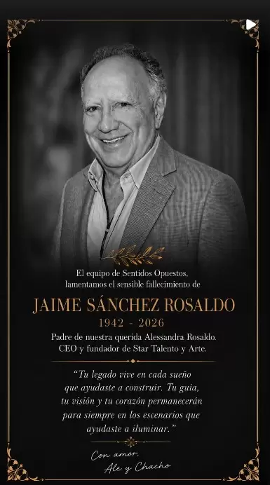 Jaime Sánchez Rosaldo, Alessandra Rosaldo