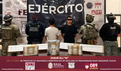 Detienen en Tijuana a presuntos sicarios; uno de ellos es menor de edad