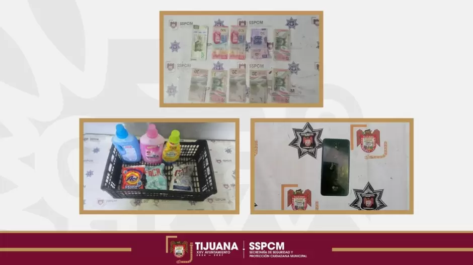 Detienen a dos presuntos responsables de extorsión y robo con violencia a comercio en Tijuana