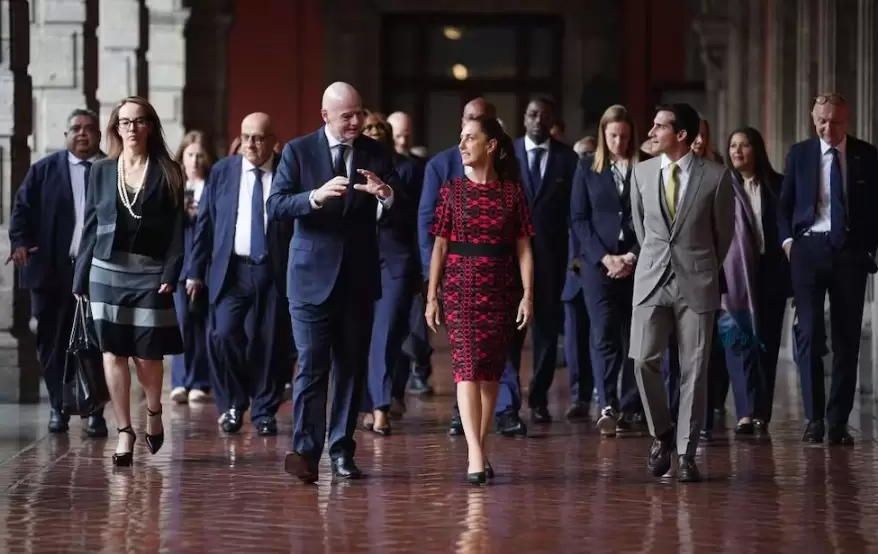 Sheinbaum da la bienvenida al Mundial.