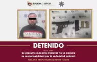 Detiene Polic�a Municipal de Tijuana a hombre armado en la colonia Villa Fontana