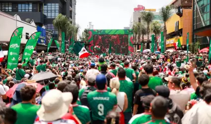 Vive la afici�n el arranque del Mundial 2026 en el Baja Fut Fest con victoria de