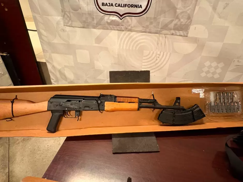 Aseguran armas en Tijuana