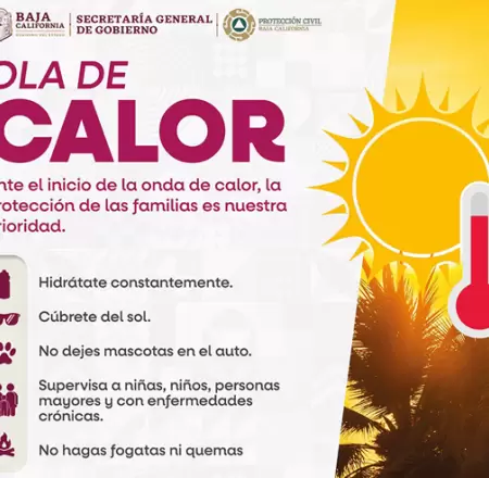 Inicia ola de calor en Mexicali, advierte Protecci�n Civil BC