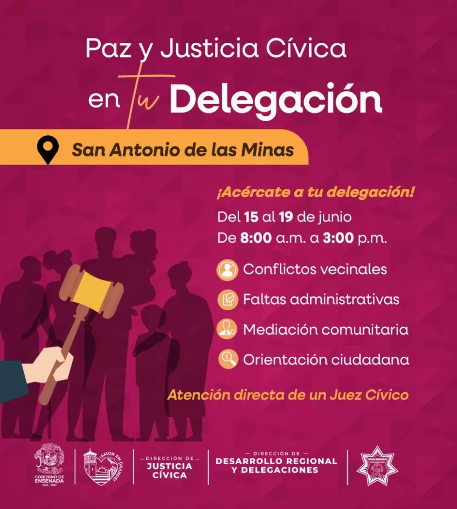 Servicios de Justicia C�vica a San Antonio de las Minas