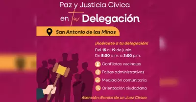 Servicios de Justicia C�vica a San Antonio de las Minas