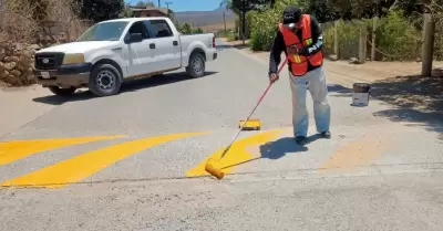 Acciones de mejoramiento vial en las delegaciones