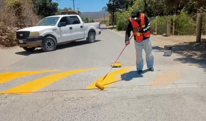 Acciones de mejoramiento vial en las delegaciones