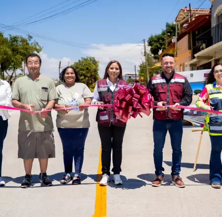 Obras de pavimentaci�n en Ensenada