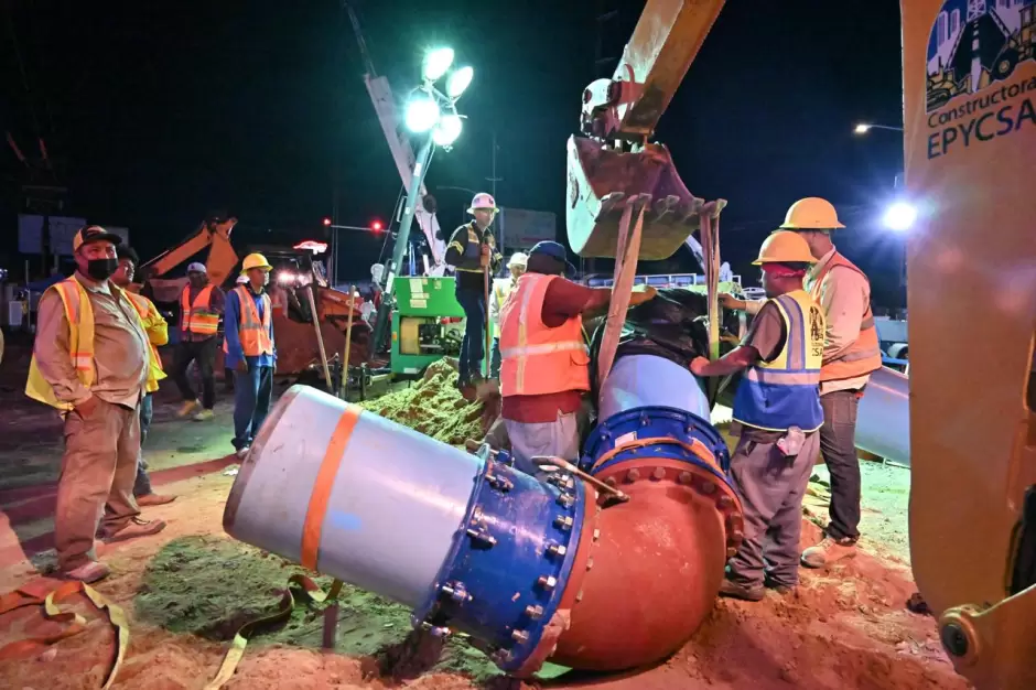 CESPM concluye las etapas más complejas de obra hídrica en Carranza e Independencia