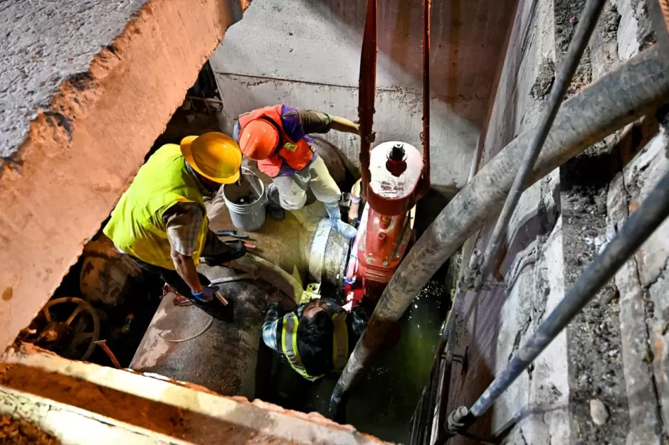 CESPM concluye las etapas más complejas de obra hídrica en Carranza e Independencia