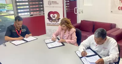 Firma de convenio con CECATI 144 para capacitar a j�venes del Albergue Temporal 