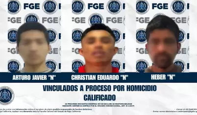 FGE detiene a tres personas por su presunta participaci�n en un homicidio