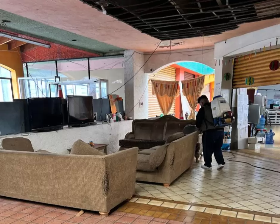 Acciones sanitarias en albergue "Border Line" para proteger la salud de población migrante