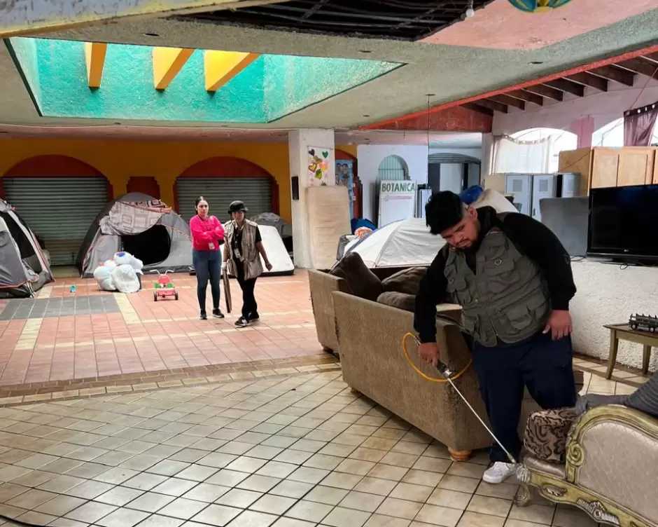 Acciones sanitarias en albergue "Border Line" para proteger la salud de población migrante