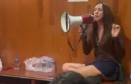 Personas trans y no binarias se atrincheran en Segob para exigir di�logo con Rosa Icela
