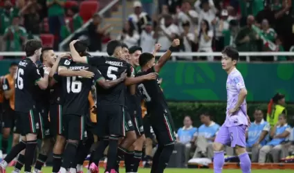 Partido entre las selecciones de M�xico y Corea del Sur en el estadio Guadalajar