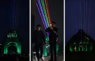 Un arco�ris ilumina el cielo de la Ciudad de M�xico