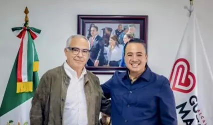 Se re�ne Alfredo �lvarez con alcalde de Gustavo A Madero