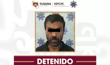 Presunto responsable de allanamiento y amenazas de muerte en Tijuana