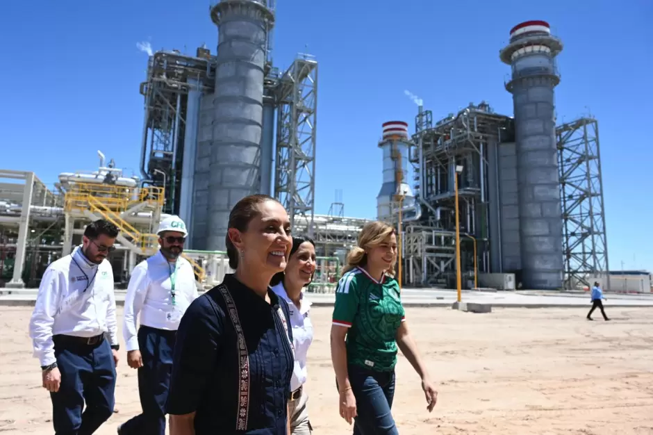 Inaugura Claudia Sheinbaum central de ciclo combinado de CFE en Mexicali