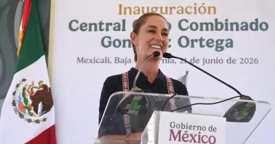 Inaugura Claudia Sheinbaum central de ciclo combinado de CFE en Mexicali
