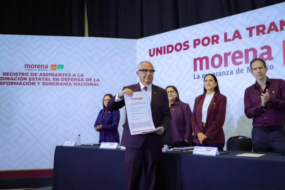 Alfredo �lvarez se registra en la Ciudad de M�xico como aspirante a liderar la 4T en Baja California