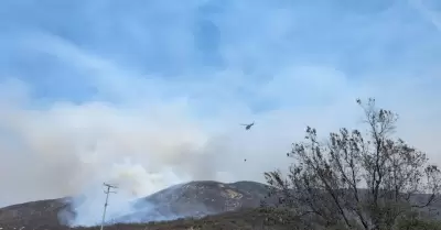 Vigilancia ante incendios forestales activos