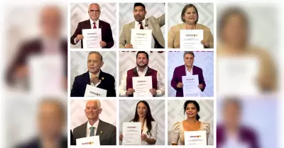 Nueve aspirantes de Morena, PT y Verde se registran para la gubernatura de BC